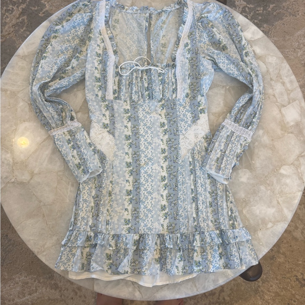 FOR LOVE & LEMONS Gracie Mini Dress in Praire S
